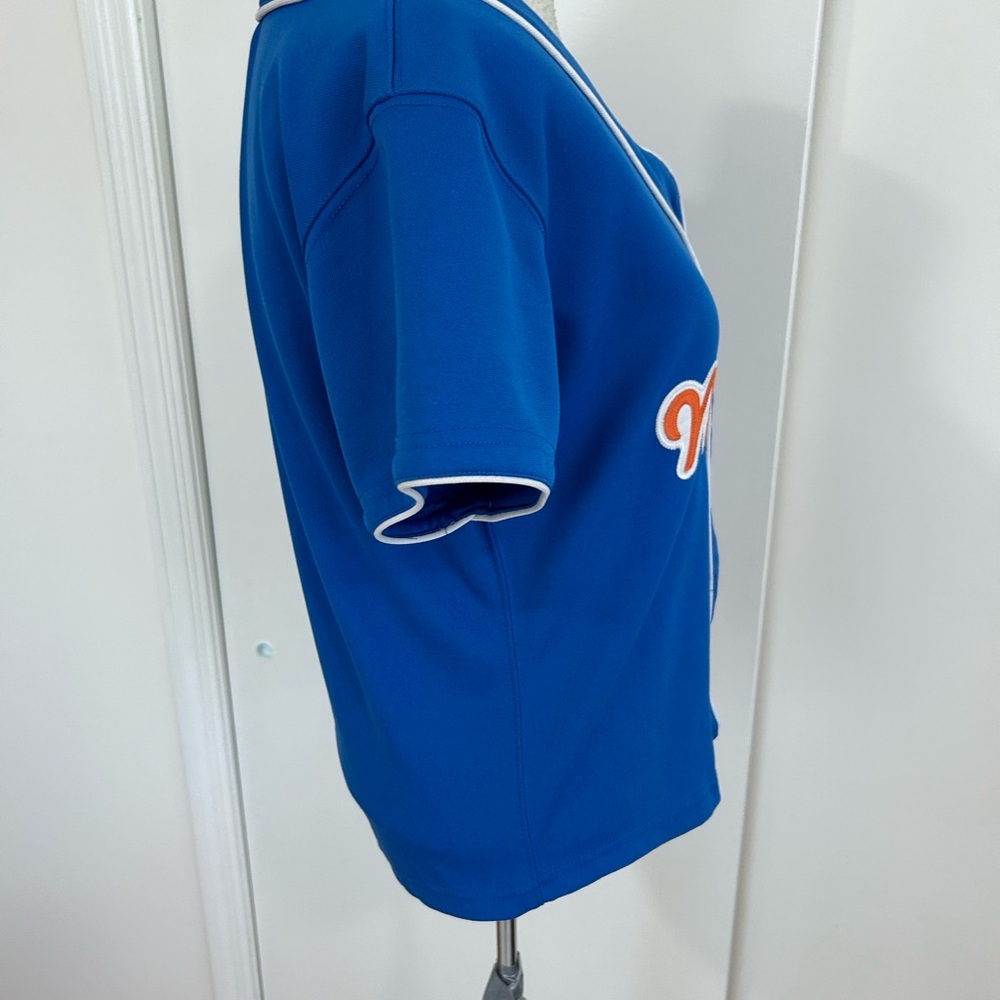 New York Mets Genuine Merchandise By Lady Slugger  Jersey Blue/Orange/ White - Picture 6 of 9